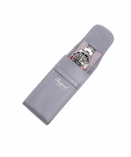 Hyde Park Leather Watch Pouch - Grey - Bilde 3