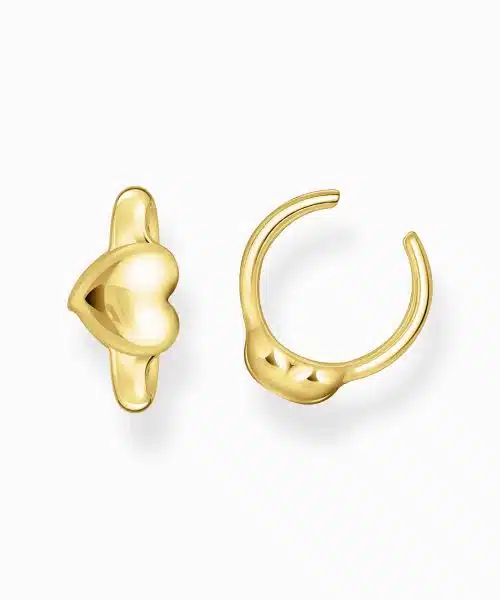Thomas Sabo Gold-plated ear cuff heart-shaped single