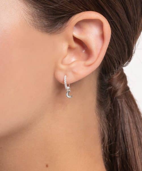 Thomas Sabo Single Ear Pendant Moon Silver - Bilde 3