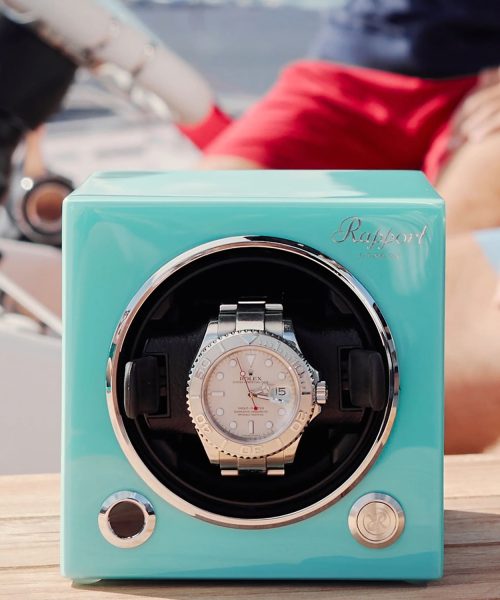 Evo Single Watch Winder Aqua - Limited Edition - Bilde 2