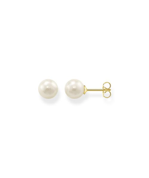 Thomas Sabo Ear Studs Pearl Gold