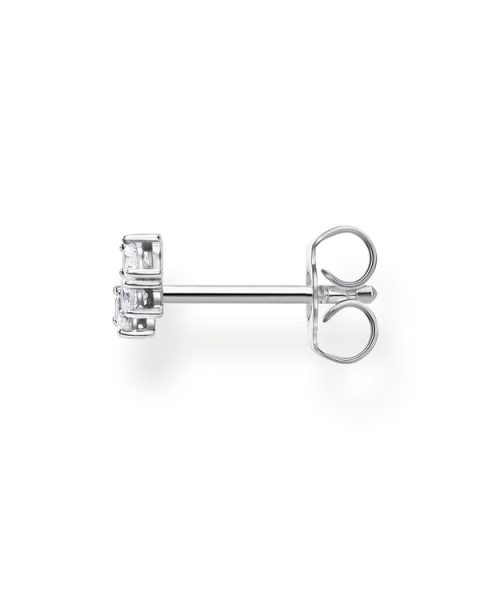 Thomas Sabo Single Ear Stud White Stones, Silver - Bilde 2