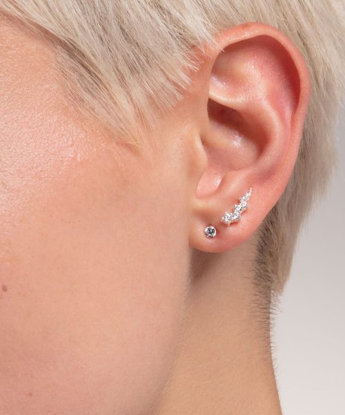Thomas Sabo Single ear stud white stone silver - Bilde 3