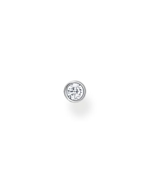 Thomas Sabo Single Ear Stud White Stone Silver