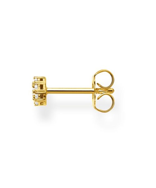 Thomas Sabo Single Ear Stud White Stones Gold - Bilde 2