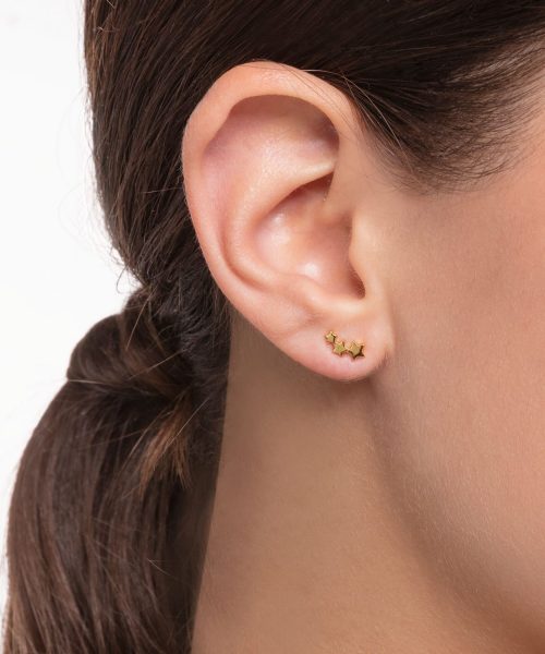Thomas Sabo Single ear stud stars gold - Bilde 3