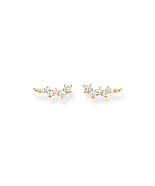 Thomas Sabo Ear Climber White Stones Gold
