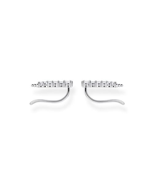 Thomas Sabo Ear Climber White Stones, Silver - Bilde 2