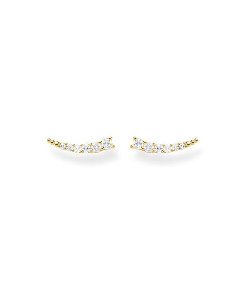 Thomas Sabo Ear Climber White Stones Gold