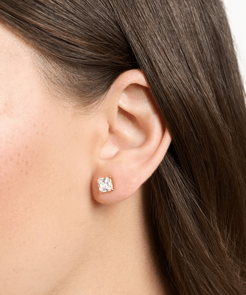 Thomas Sabo Ear studs with white stone gold plated - Bilde 2
