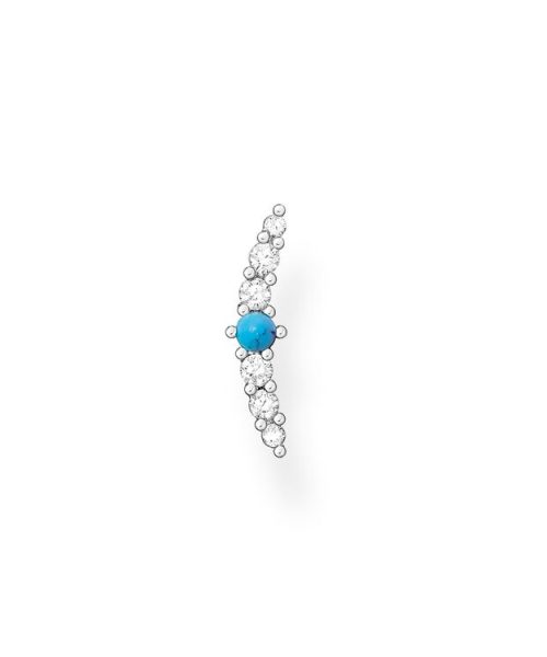 Thomas Sabo Single Ear Stud Turquoise Stone