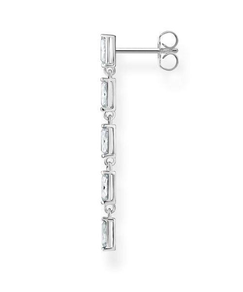 Thomas Sabo Single Earring White Stones, Silver - Bilde 2