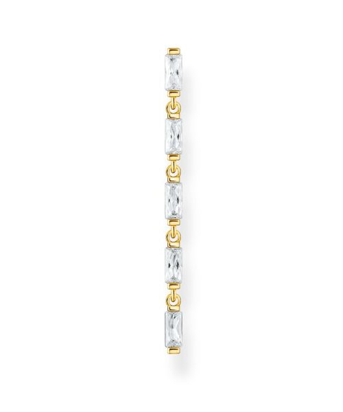 Thomas Sabo Single Earring White Stones Gold