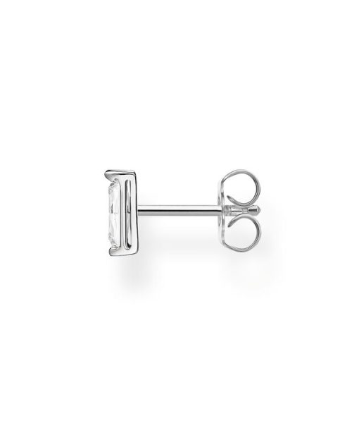 Thomas Sabo Single Ear Stud White Stone Silver - Bilde 2