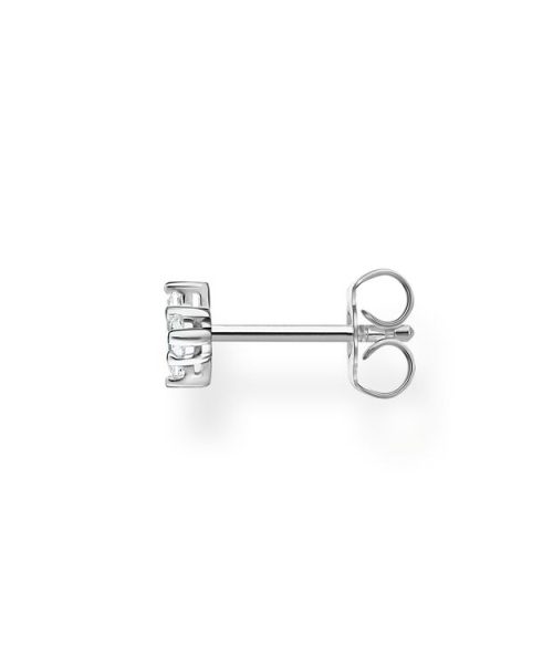 Thomas Sabo Single Ear Stud White Stone Silver - Bilde 2