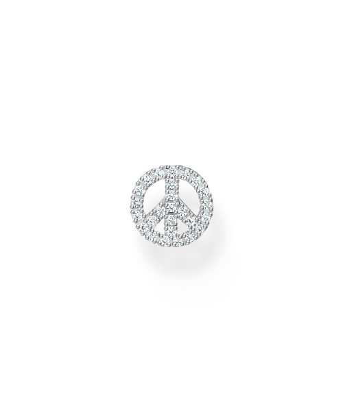 Thomas Sabo Single ear stud peace silver