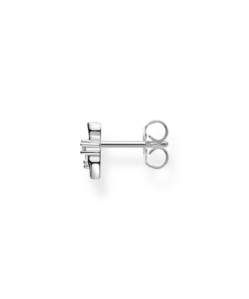 Thomas Sabo Single ear stud leaves with white stones silver - Bilde 2