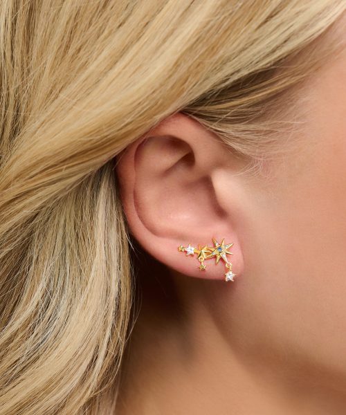 Thomas Sabo Ear climber Royalty stars gold - Bilde 2