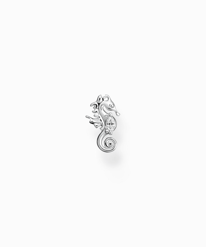 Thomas Sabo Single ear stud seahorse silver