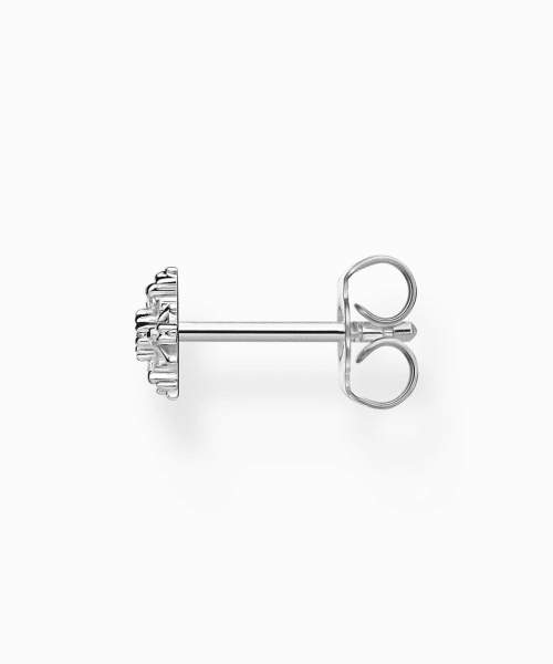 Thomas Sabo Single ear stud snowflake with white stones silver - Bilde 2