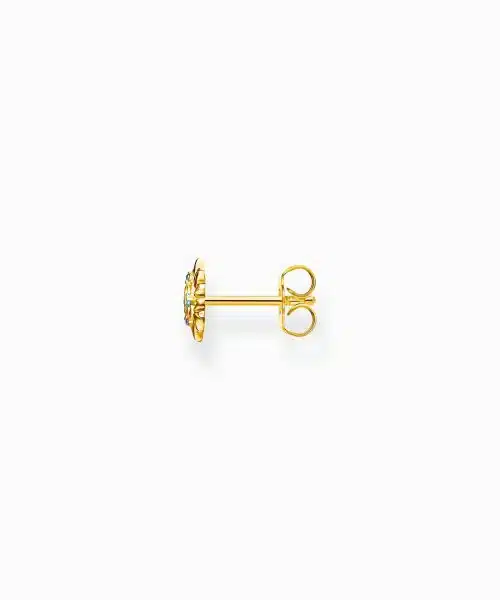 Thomas Sabo Gold-plated single ear stud sun with colourful stones - Bilde 2