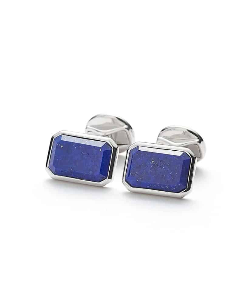 Cufflinks Rectangle Lapis