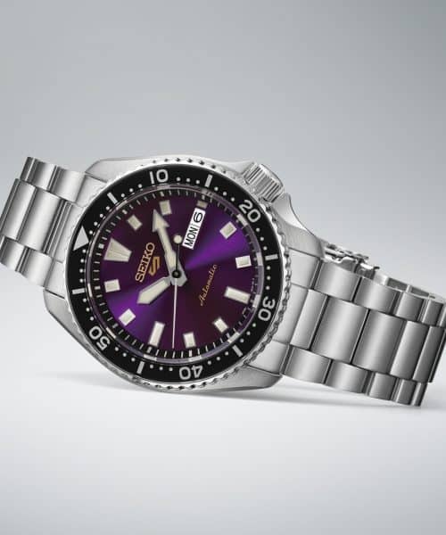 Seiko 5 Sports "SKX series" in Edo Purple 145th Anniversary Limited Edition 42mm - HDB003K1 - Bilde 3