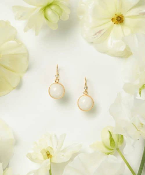 Julie Sandlau Prime Earrings Ivory Crystal - Bilde 3