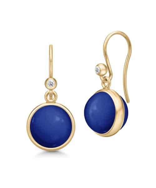 Julie Sandlau Prime Earrings Lapis Crystal