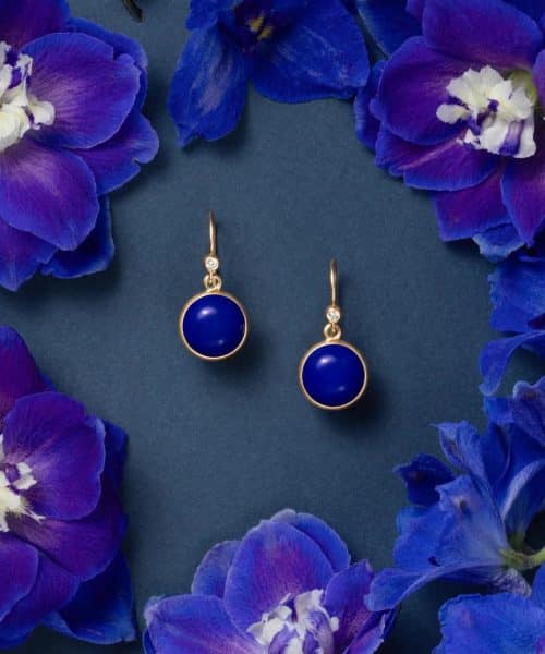 Julie Sandlau Prime Earrings Lapis Crystal - Bilde 3
