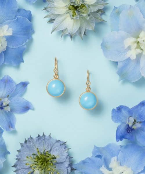 Julie Sandlau Prime Earrings Turquoise Crystal - Bilde 3
