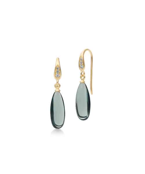 Julie Sandlau Fay Earrings Midnight Crystal