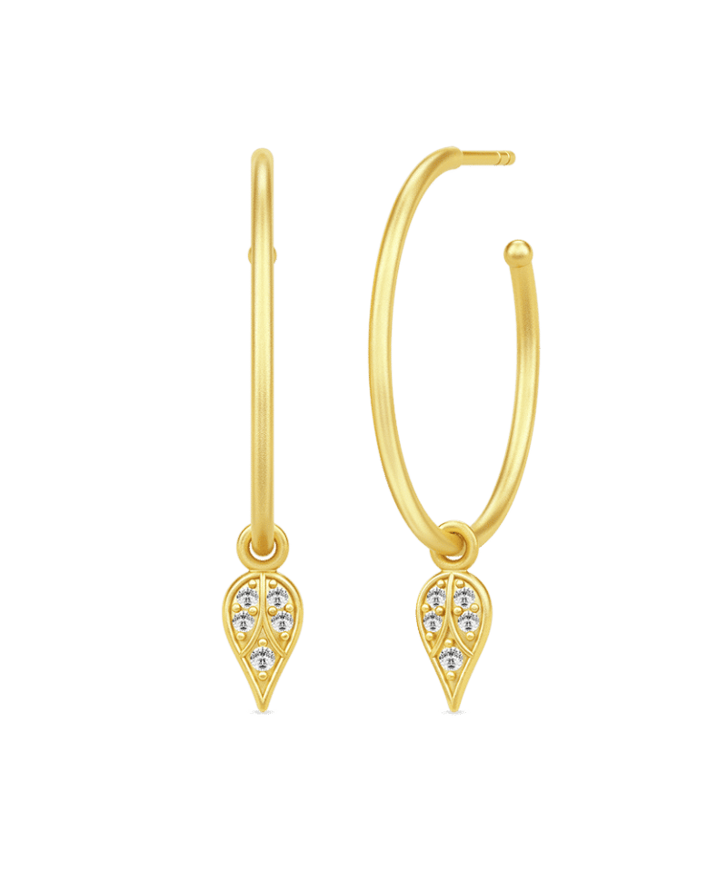 Julie Sandlau - Peacock hoops gold