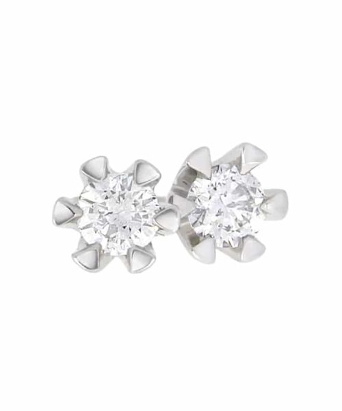 Victoria enstens ørepynt i hvitt gull 0.50ct TW.VS