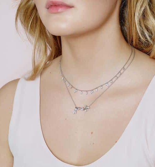 Jungle Vine necklace Sparkle - Silver - Bilde 2