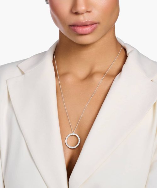 Thomas Sabo Necklace circle with white stones silver - Bilde 2