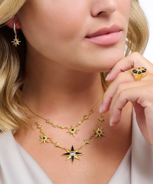 Thomas Sabo Necklace Royalty star & Moon gold - Bilde 3