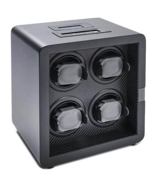 Leanschi watch winder 4 slots/black-black