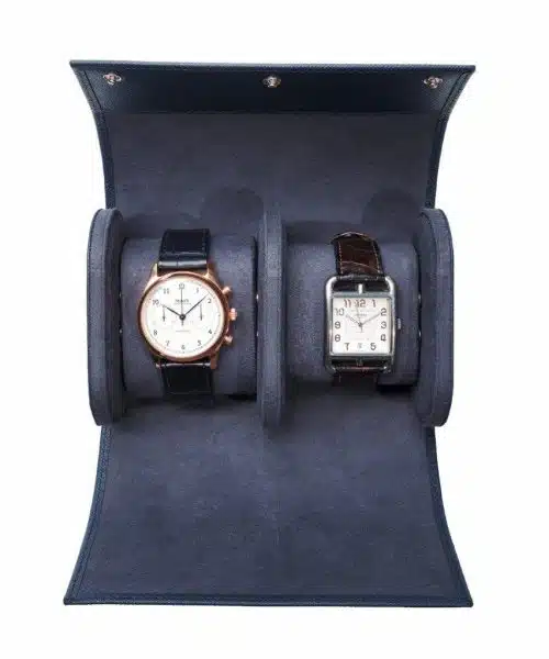 Leanschi 2 watch roll/blue leather - Bilde 3