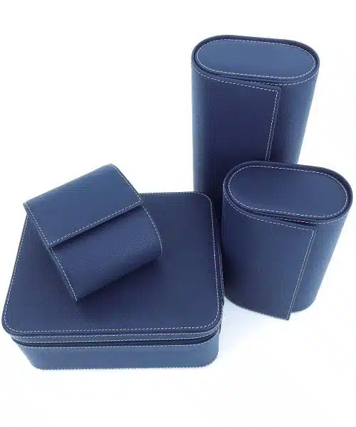 Leanschi 2 watch roll/blue leather - Bilde 5