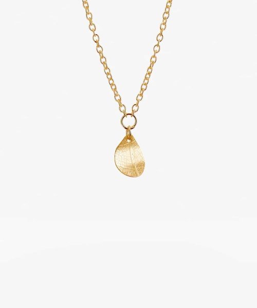Drakenberg Sjölin Leaf Drop Necklace Gold