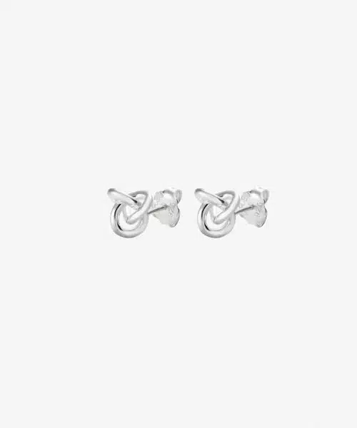 Drakenberg Sjölin Le Knot Drop Studs Silver