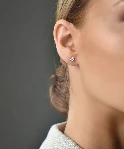 Drakenberg Sjölin Le Knot Drop Studs Silver - Bilde 2