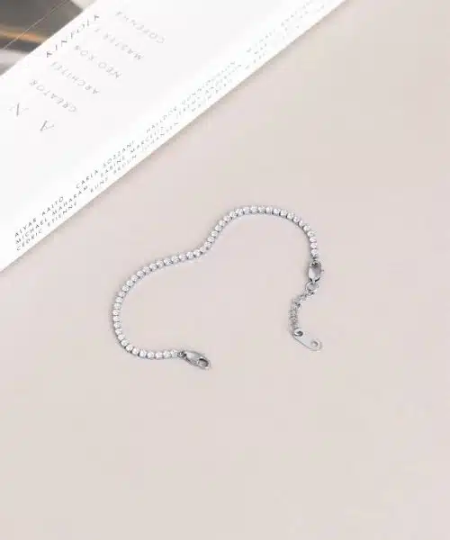 Mockberg Shiny Tennis Bracelet Small - Bilde 5