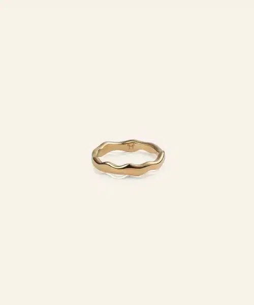 Mockberg Wavy Petite Gold Ring