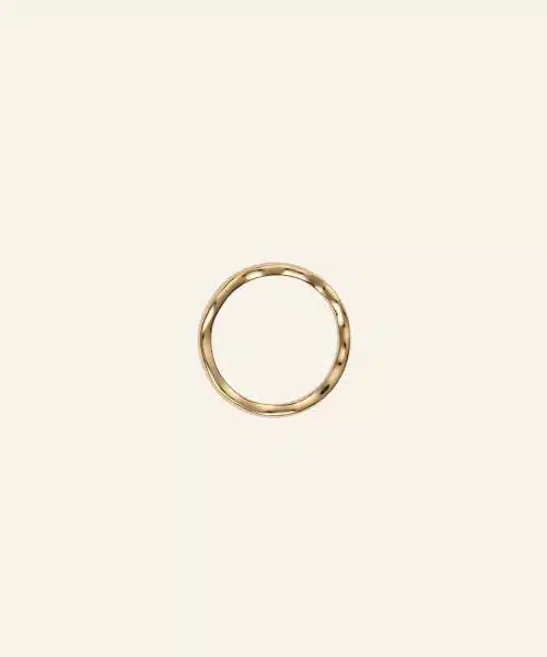 Mockberg Wavy Petite Gold Ring - Bilde 3