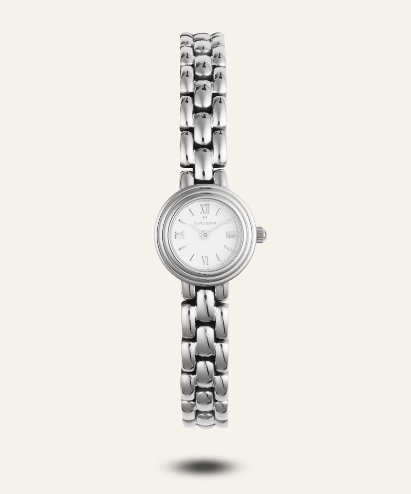 Mockberg Antique Silver Watch 19mm - MB0182