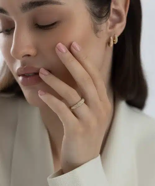 Mockberg Pavé precious ring - Bilde 2