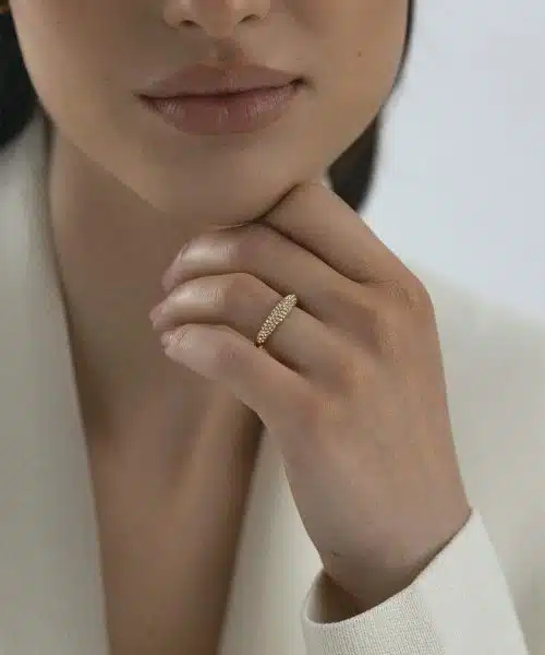 Mockberg Pavé precious ring - Bilde 3