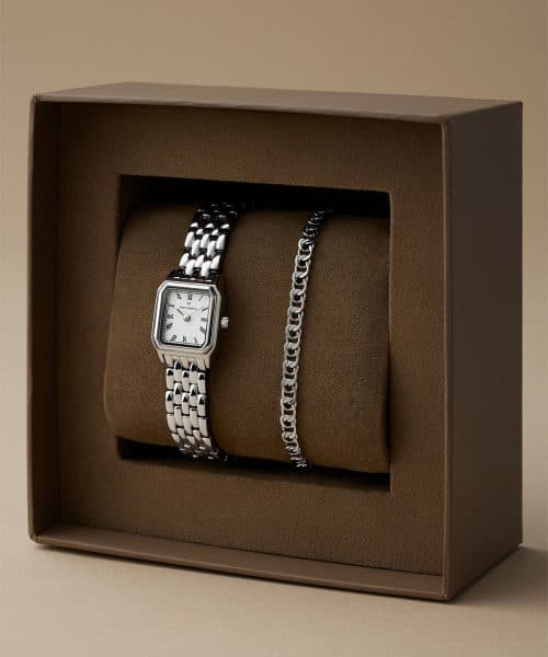 Mockberg Classic Combo Steel Watch + Chain - Bilde 3